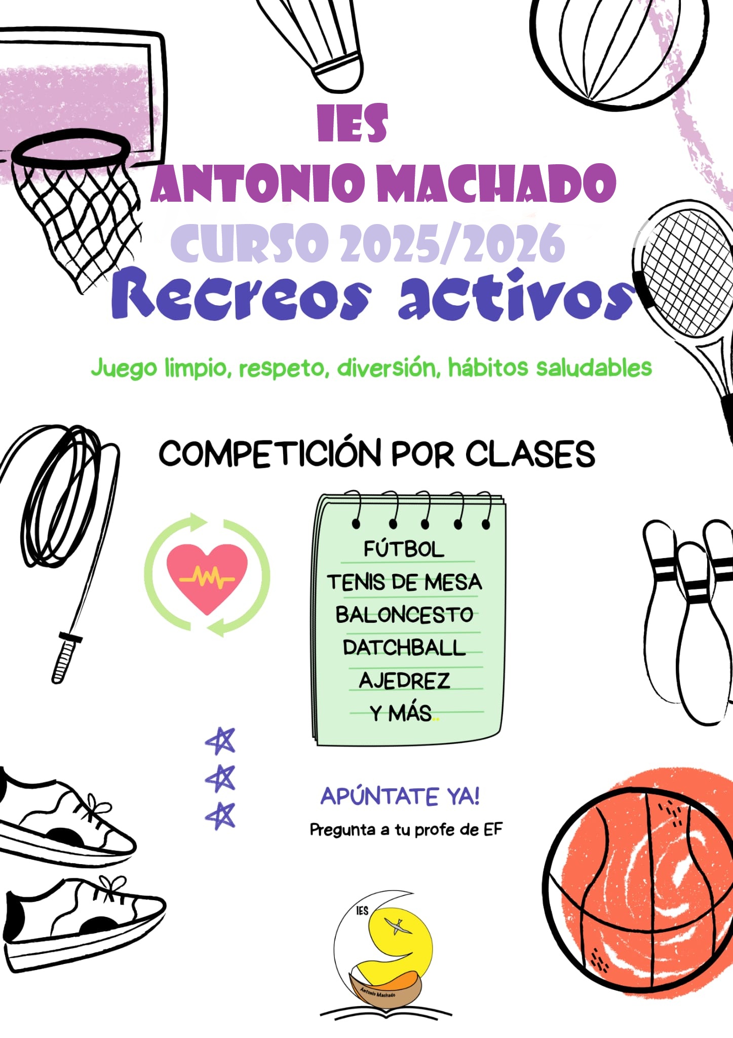 Imagen de la noticia: Recreos activos en el IES Antonio Machado